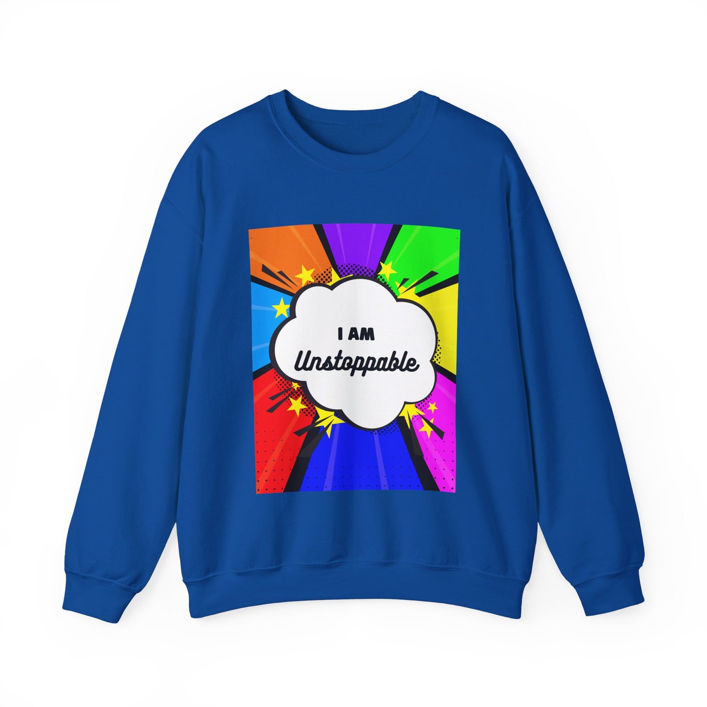 Unisex "I Am Unstoppable" Heavy Blend Crewneck Sweatshirt - Comfortable & Stylish