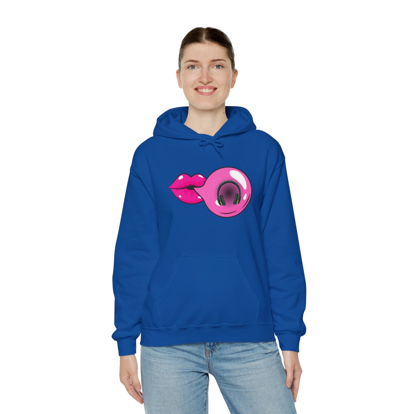 Unisex "Music Gives Me Superpowers" Heavy Blend Hoodie - Bold & Comfortable