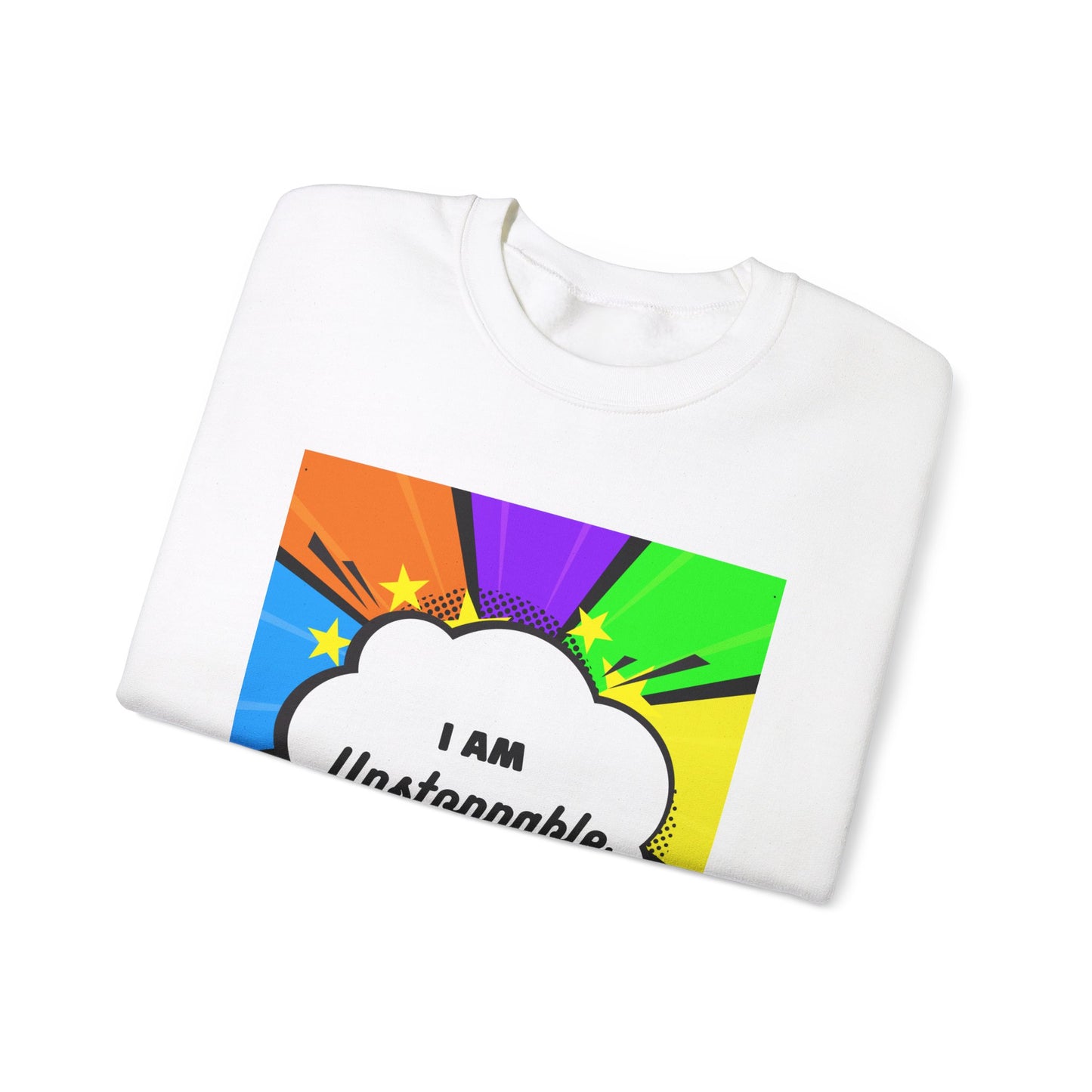 Unisex "I Am Unstoppable" Heavy Blend Crewneck Sweatshirt - Comfortable & Stylish