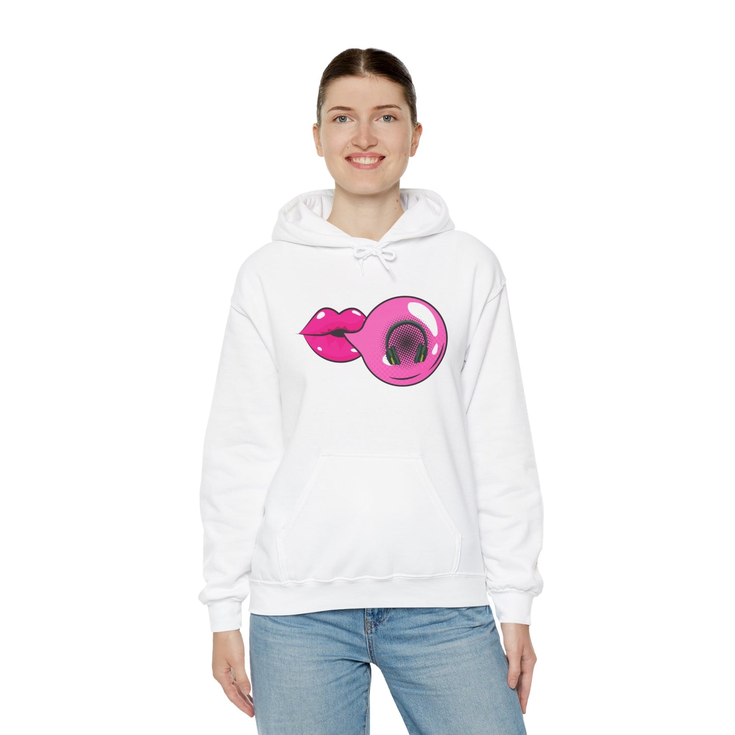 Unisex "Music Gives Me Superpowers" Heavy Blend Hoodie - Bold & Comfortable