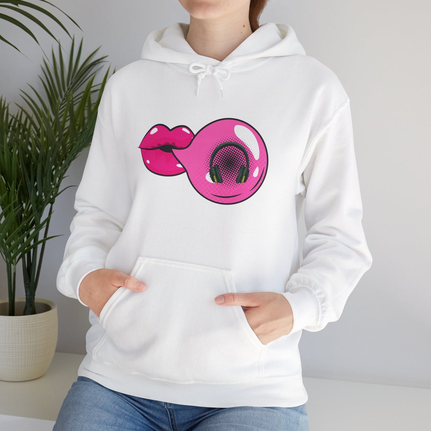 Unisex "Music Gives Me Superpowers" Heavy Blend Hoodie - Bold & Comfortable