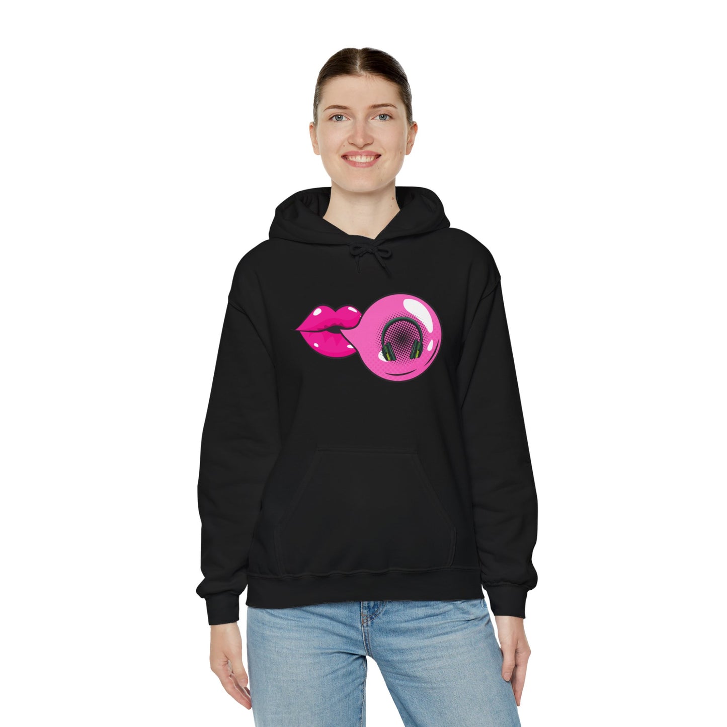 Unisex "Music Gives Me Superpowers" Heavy Blend Hoodie - Bold & Comfortable