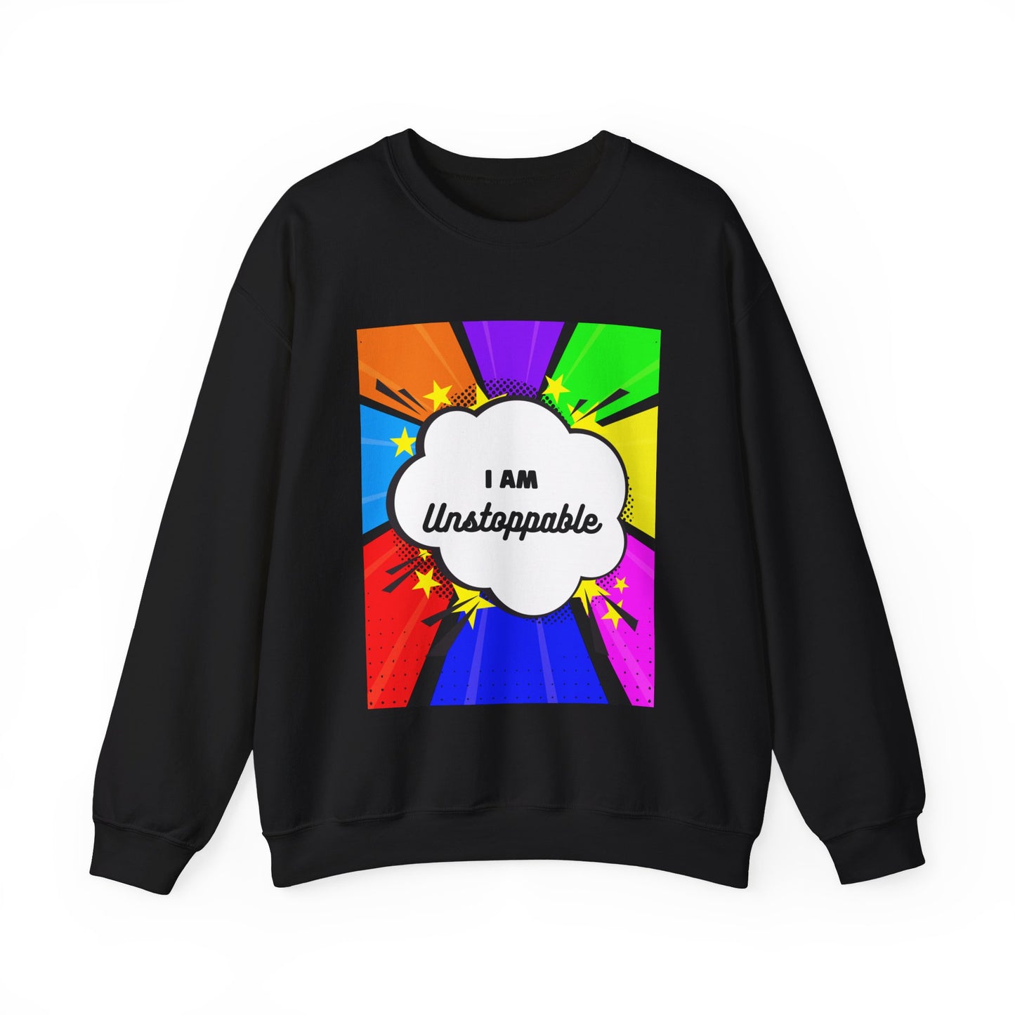 Unisex "I Am Unstoppable" Heavy Blend Crewneck Sweatshirt - Comfortable & Stylish