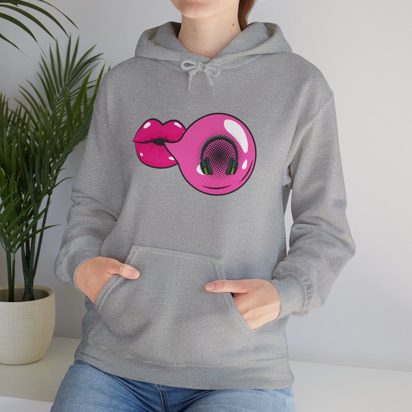 Unisex "Music Gives Me Superpowers" Heavy Blend Hoodie - Bold & Comfortable