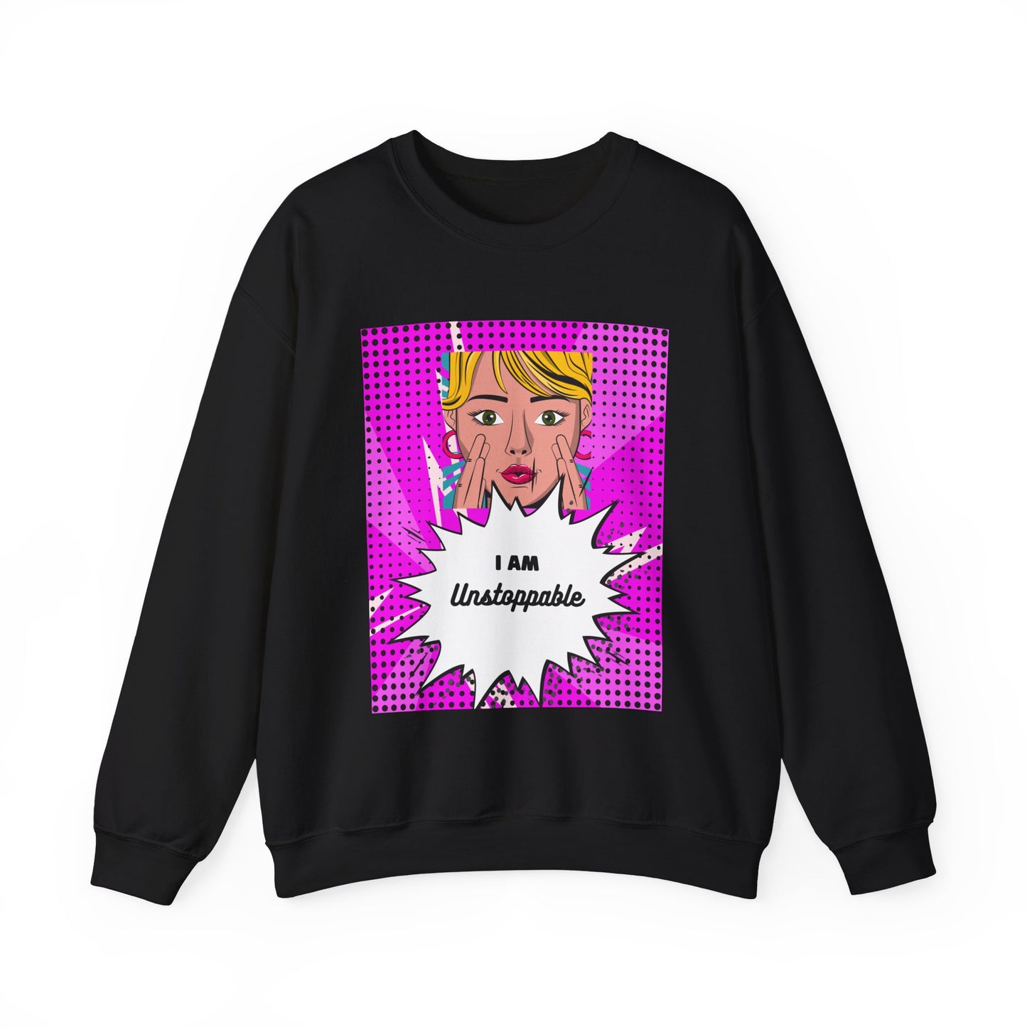 Women's "I Am Unstoppable" Pop Art Sweatshirt