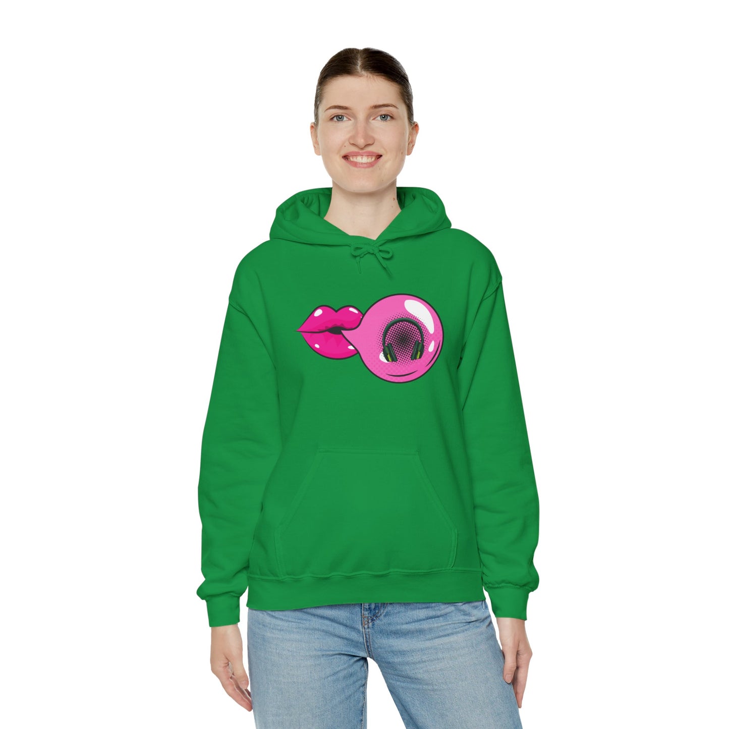 Unisex "Music Gives Me Superpowers" Heavy Blend Hoodie - Bold & Comfortable