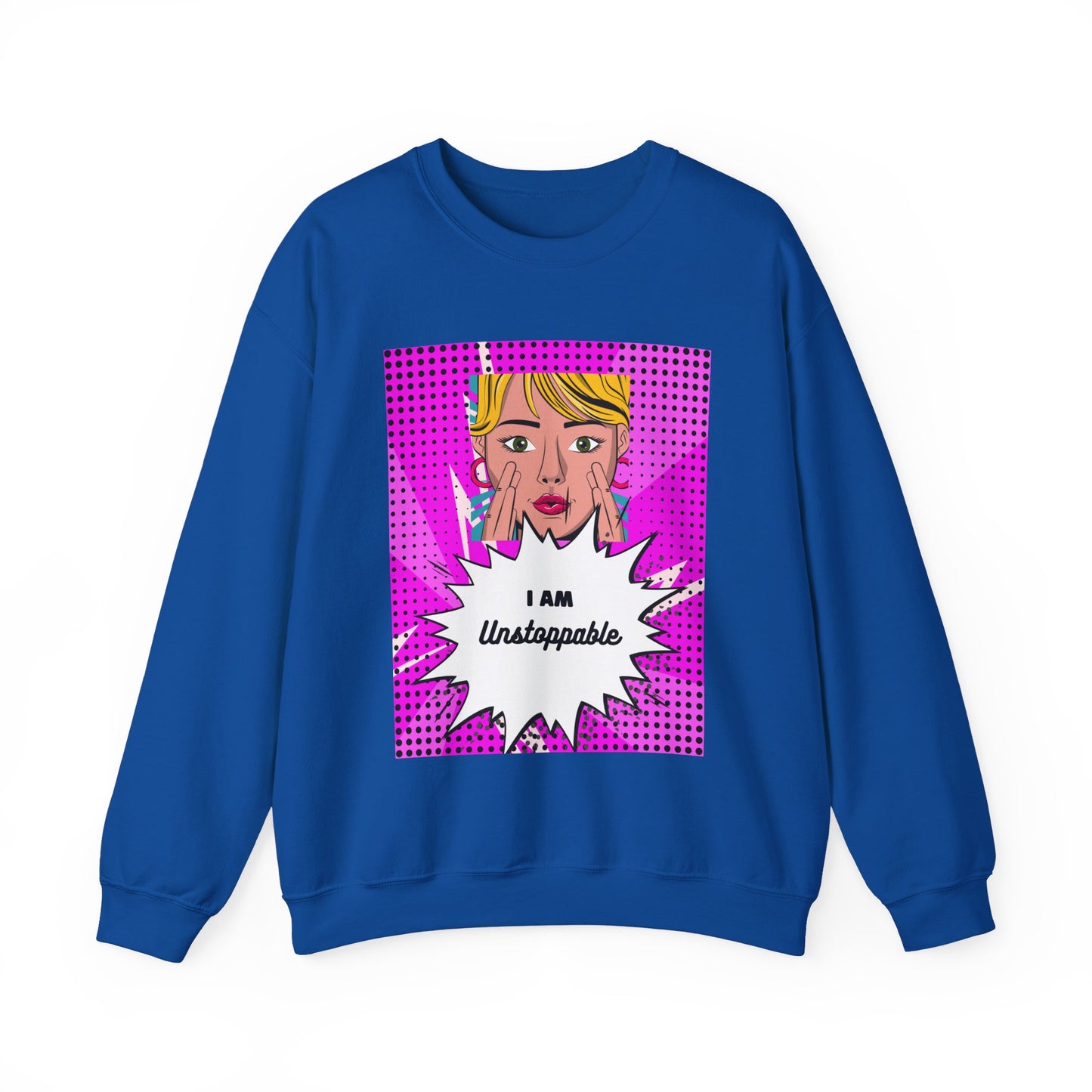 Women's "I Am Unstoppable" Pop Art Sweatshirt