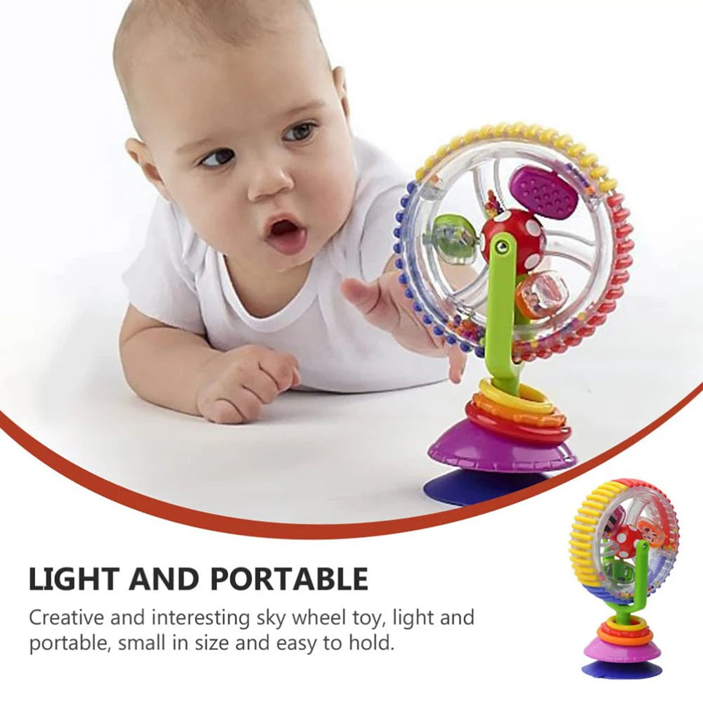 Baby Rotating Ferris Wheel Rattle - Fun & Educational High Chair Toy