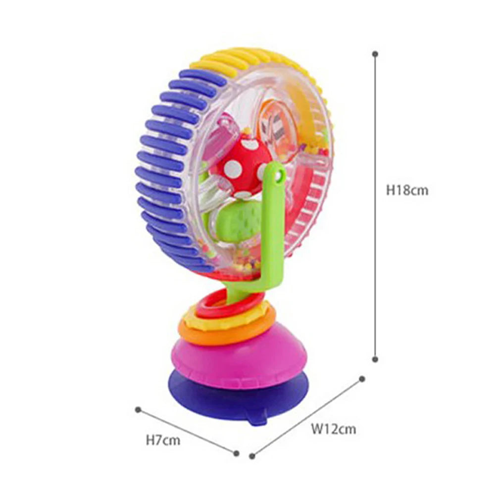 Baby Rotating Ferris Wheel Rattle - Fun & Educational High Chair Toy