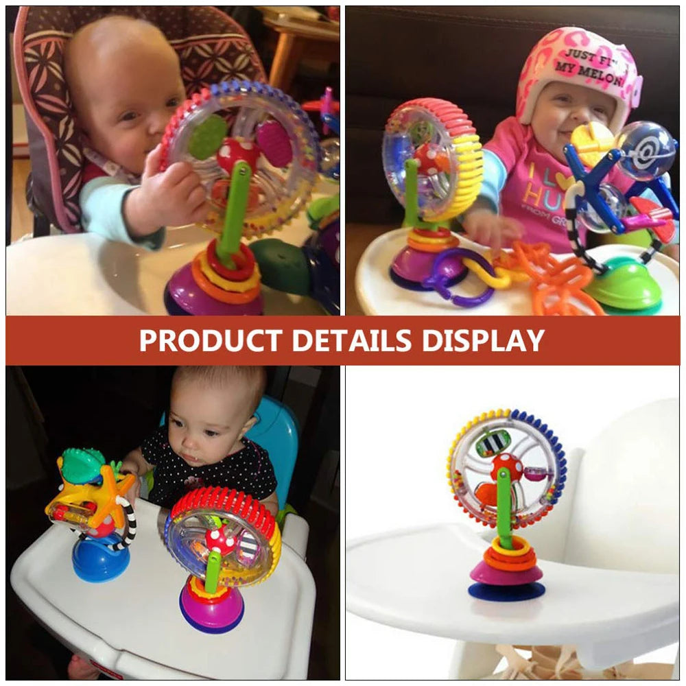 Baby Rotating Ferris Wheel Rattle - Fun & Educational High Chair Toy